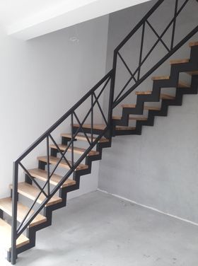 Schody Nowoczesne Metalowo Drewniane Balustrady Lubin Olx Pl