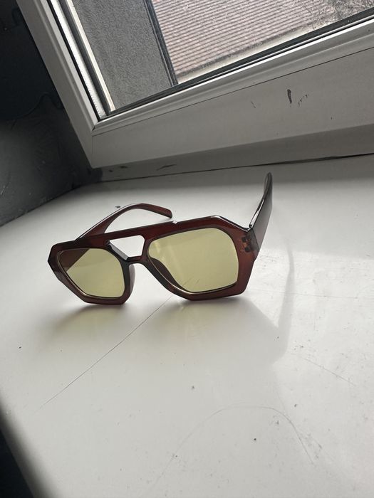 Okulary zieleń i brąz hit