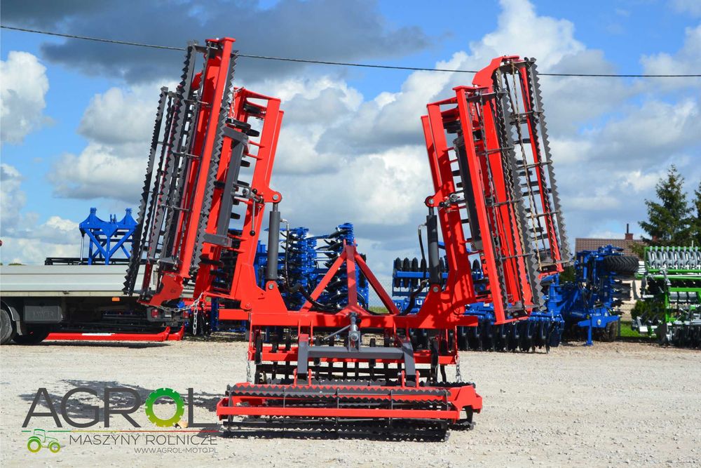 Agregat uprawowy 5,0m przesiewny 5,6m bierny Euro-Masz 4,2m kultywator