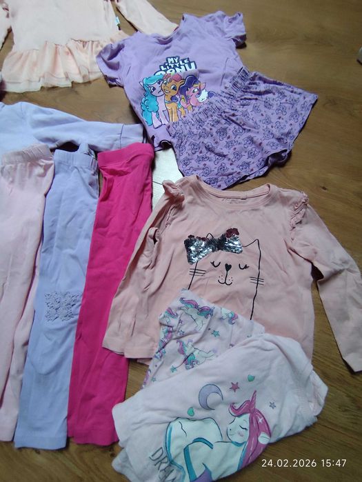 Ubranka dla dziewczynki rozm 104