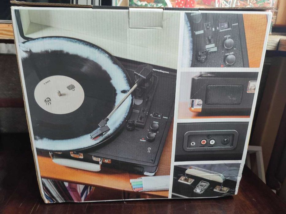Вініловий програвач Crosley Cruiser Deluxe Chalkboard (CR8005D-CB)