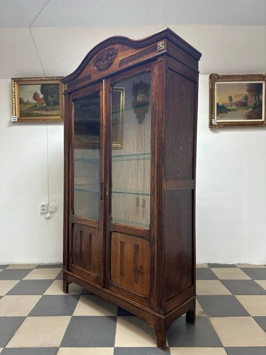 Вітрина дубова витрина дерево сервант 3174