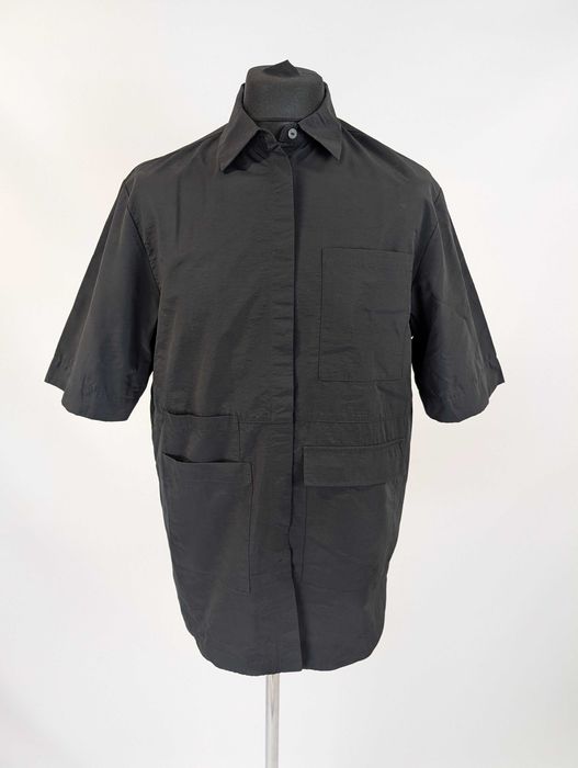 Męska koszula czarna minimalist utility casual premium Marc O’Polo S bawełna