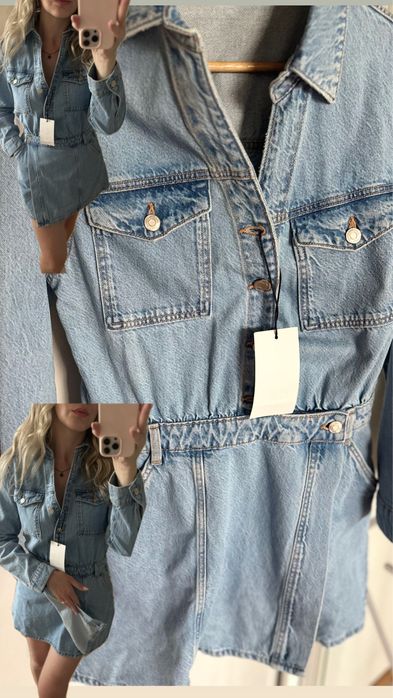 Сукня денім джинс zara