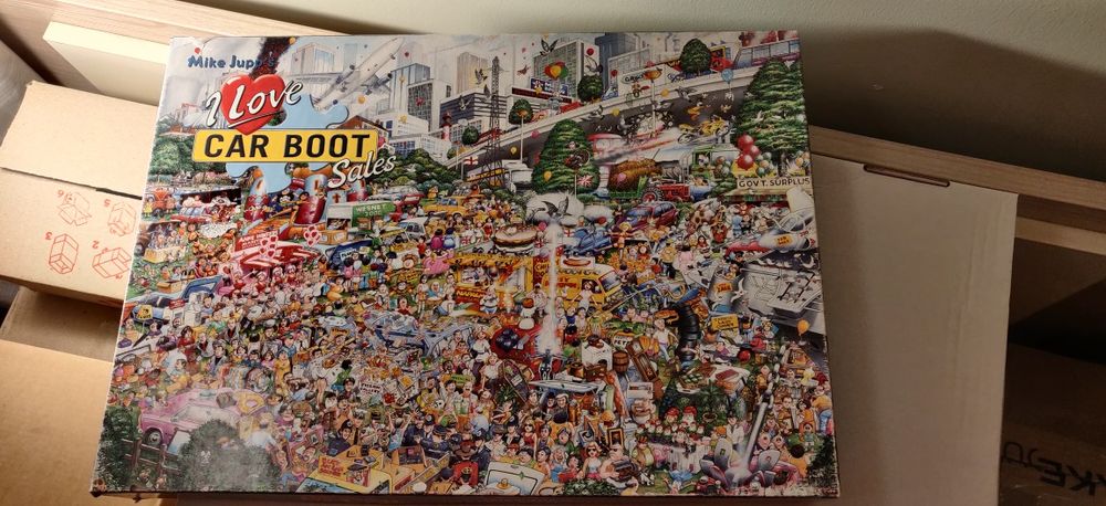 Пазл 1000 Mike Jupp's "I love car boot sales"