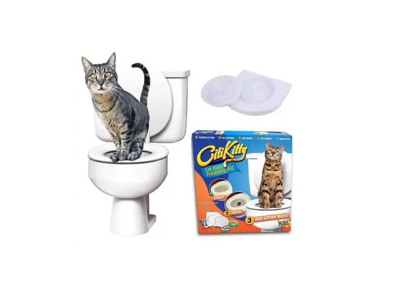 Набор для приучения кошки к унитазу кошачий туалет CitiKitty