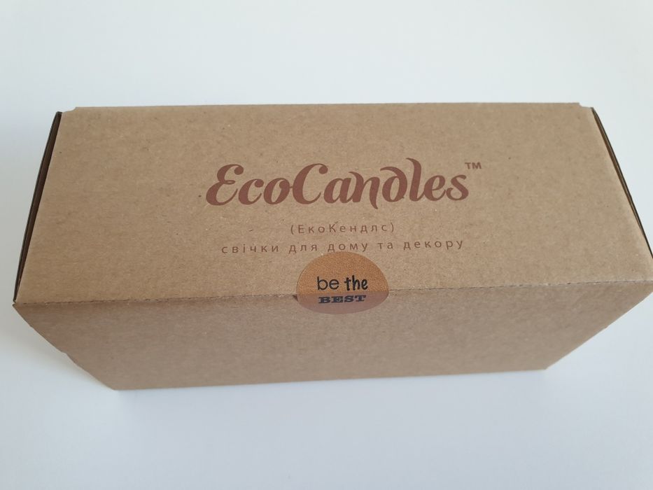 Набір свічок, подарунковий набір, зелені