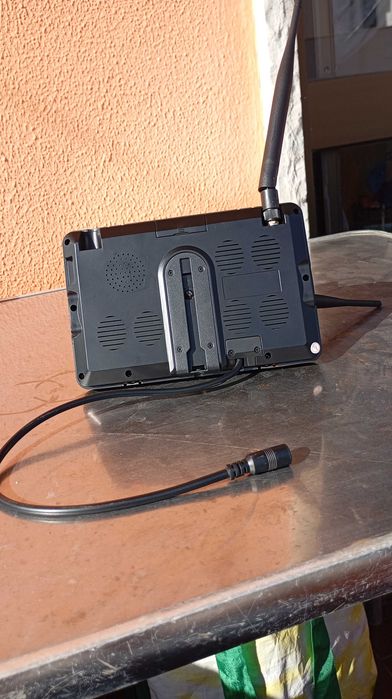 Câmara de marcha atrás sem fios,monitor magnético,de energia solar/usb