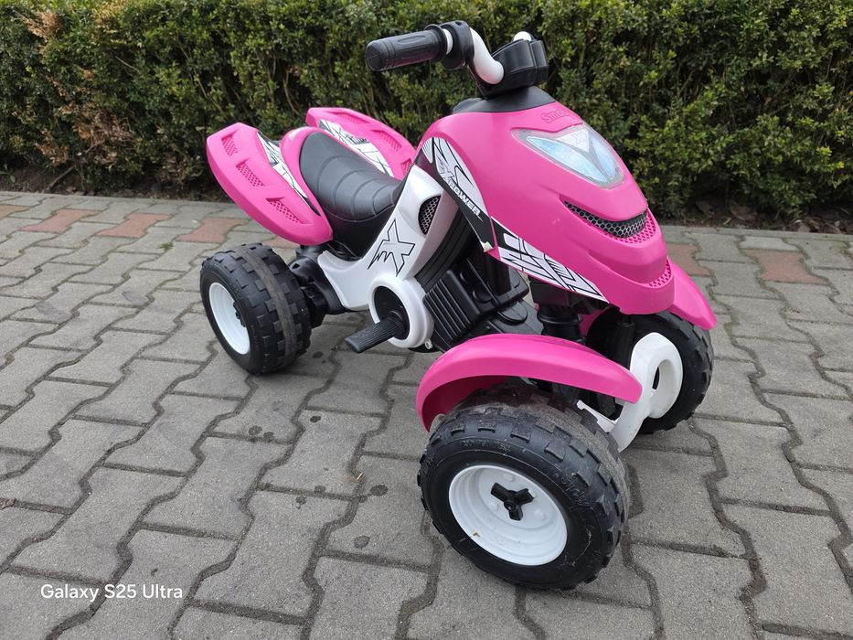 Smoby Quad Rally Girl elektryczny