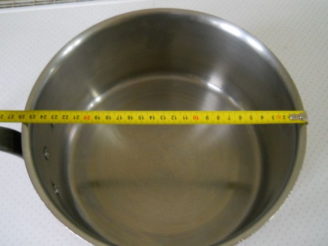 Кастрюля - медь/сталь/чугун