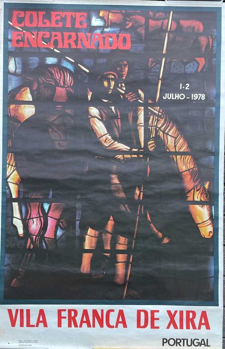 Poster Tauromaquia Colete Encarnado