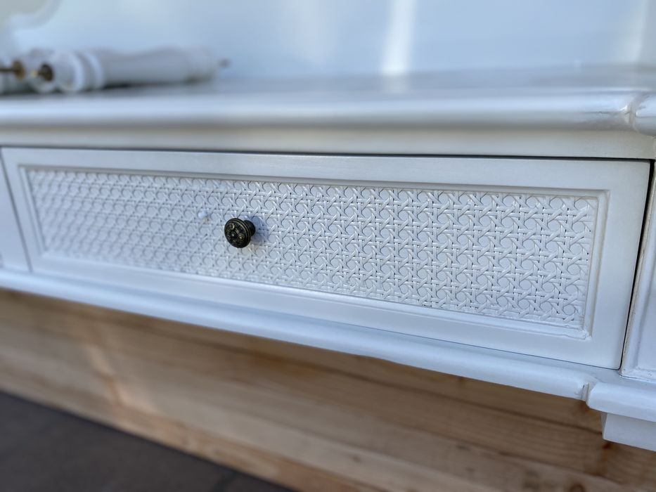 Komoda, stolik w stylu rokoko, Drewno,