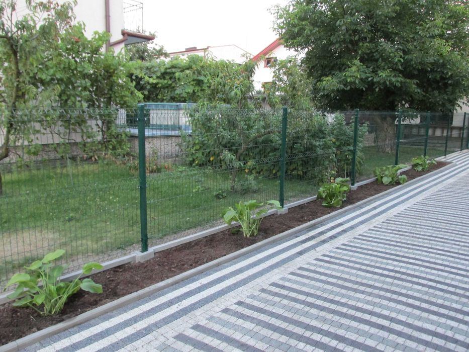 Ogrodzenie panelowe 153cm fi4mm, panel ogrodzeniowy komplet