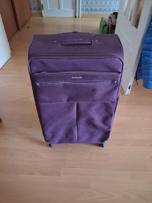 Mala de viagem grande roxo