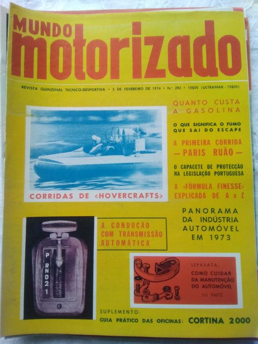 Revistas antigas Mundo Motorizado - Portes grátis