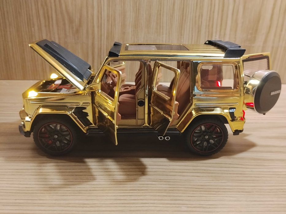 Модель Mercedes-Benz Brabus Gelandewagen 1:32 автоэксперт металл свет звук инерция Мерс Гелик Gelik машинка