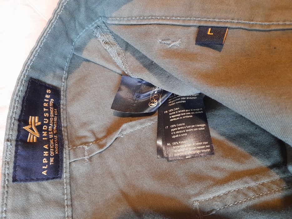 Alpha industries spodnie męskie L