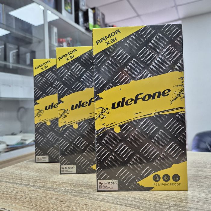 Смартфон Ulefone Armor X31 6/128GB Classic Black Нові! Магазин! Гарантія!