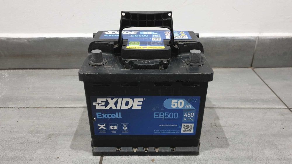 Akumulator używany EXIDE 12V 50AH 450A