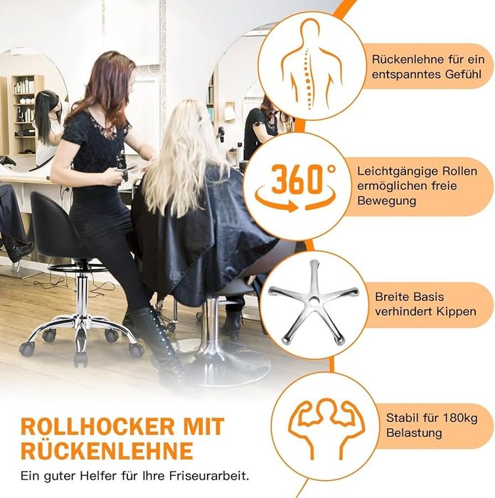 Fotel hoker z oparciem