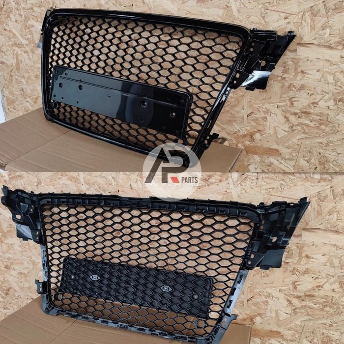 Audi A4 B8 K8 Grelha RS preto brilhante