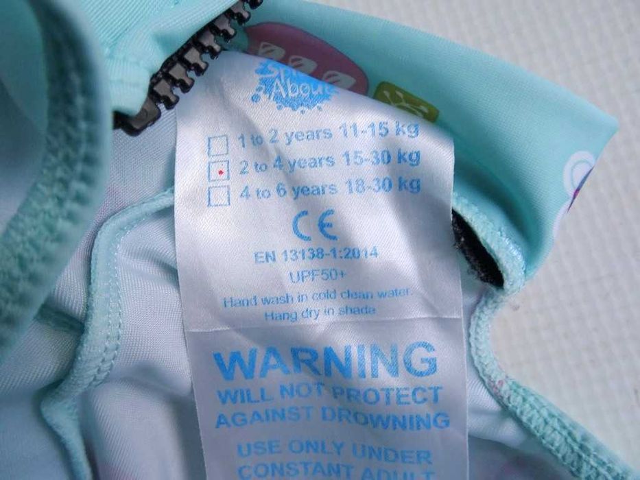 Splash About kostium do nauki pływania r. 2-4 lata  j.Nowy