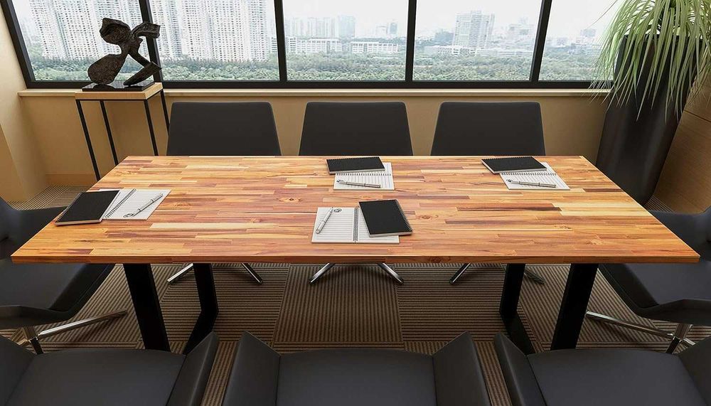 Blat teak egzotyk INTERBUILD 2000 x 800 x 26 nowy na stół / wyspę