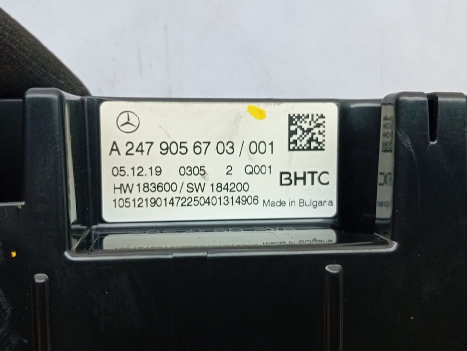 Botão / interruptor do AC MERCEDES-BENZ Classe A (W177)
