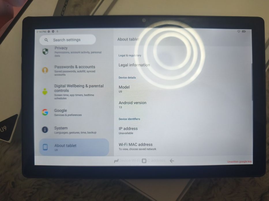 Tablet doogee u9 7/64gb
