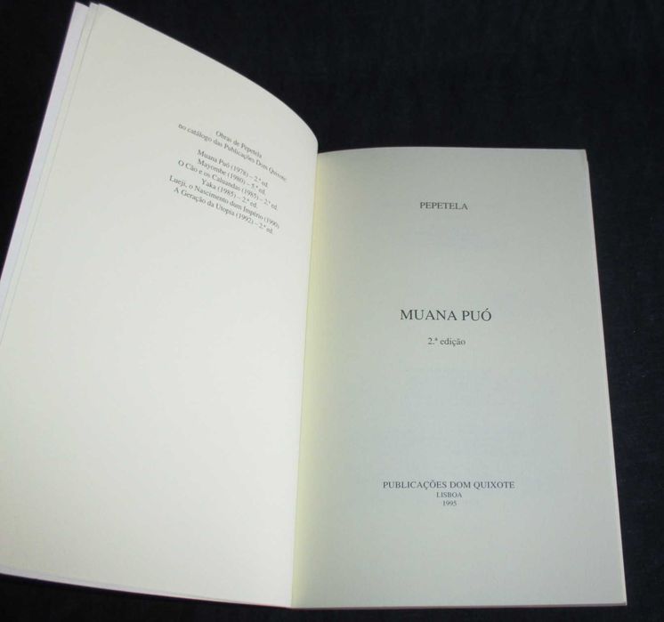Livro Muana Puó Pepetela