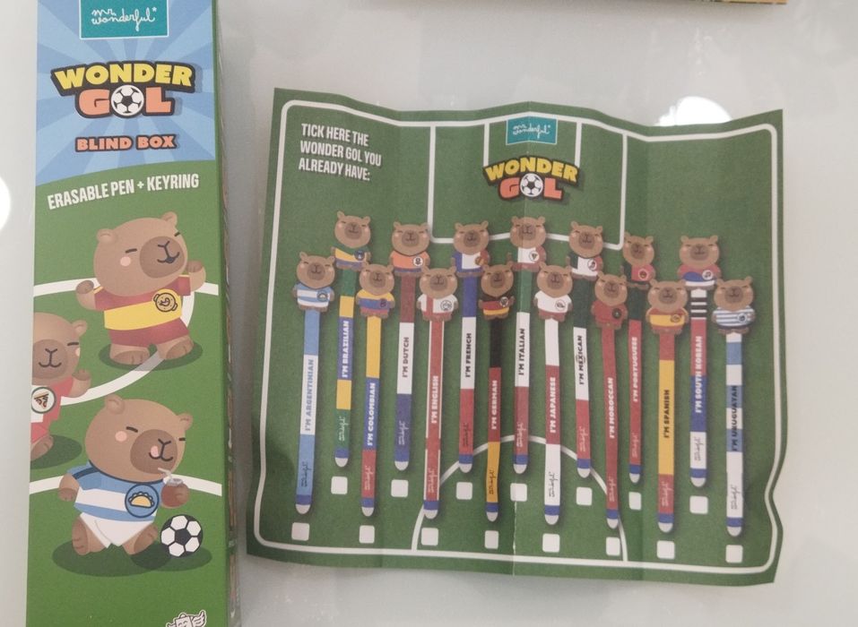 Canetas coleção Wonder Golo