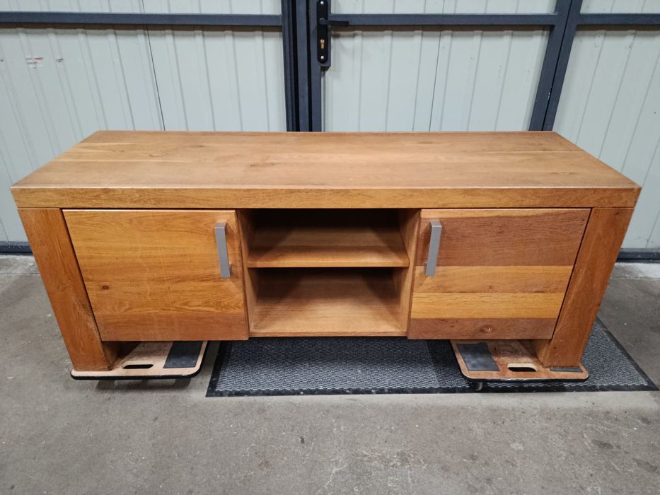 Komoda pod telewizor, szafka RTV drewnodębowe