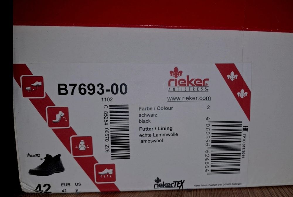 Buty zimowe Rieker