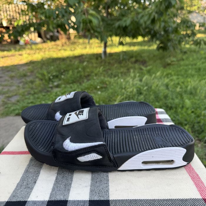Тапочки, шлепанцы Nike Air Max 90 Slide Black, 41-42 размер, Оригинал, Тапки Сланцы Шльопанці