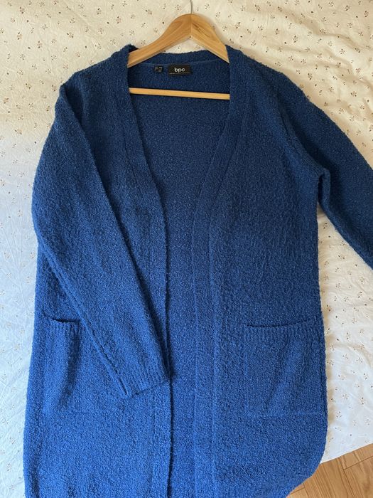Sweter granatowy damski