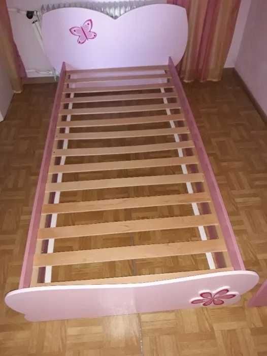 Łóżko + stelaż + materac 90x200