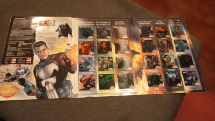 Marvel Heroes Action Flix Tazos Holográficos Coleção Completa