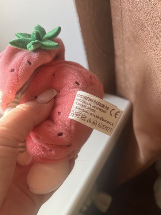 Ведмедик Bukowski 15 см полуничка