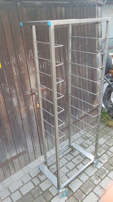 Regał jezdny na tace i na pojemniki GN