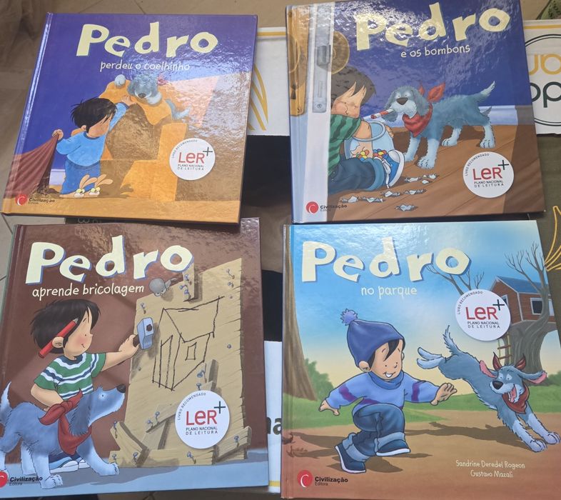 Vários livros novos