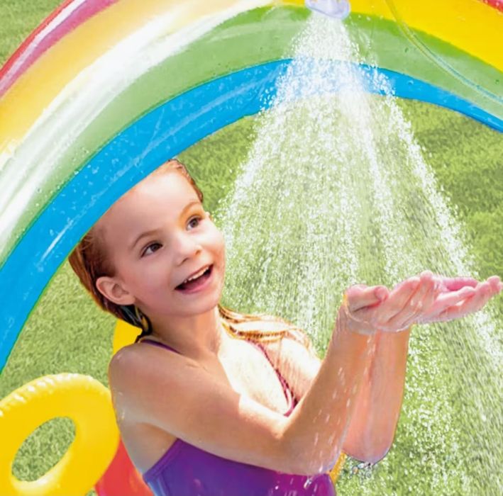 Piscinas novas intex 297x193x135 arco iris