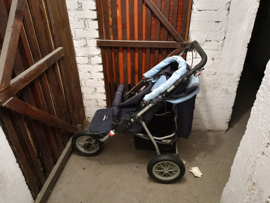 Wózek z hamulcem, biegowy, rolki