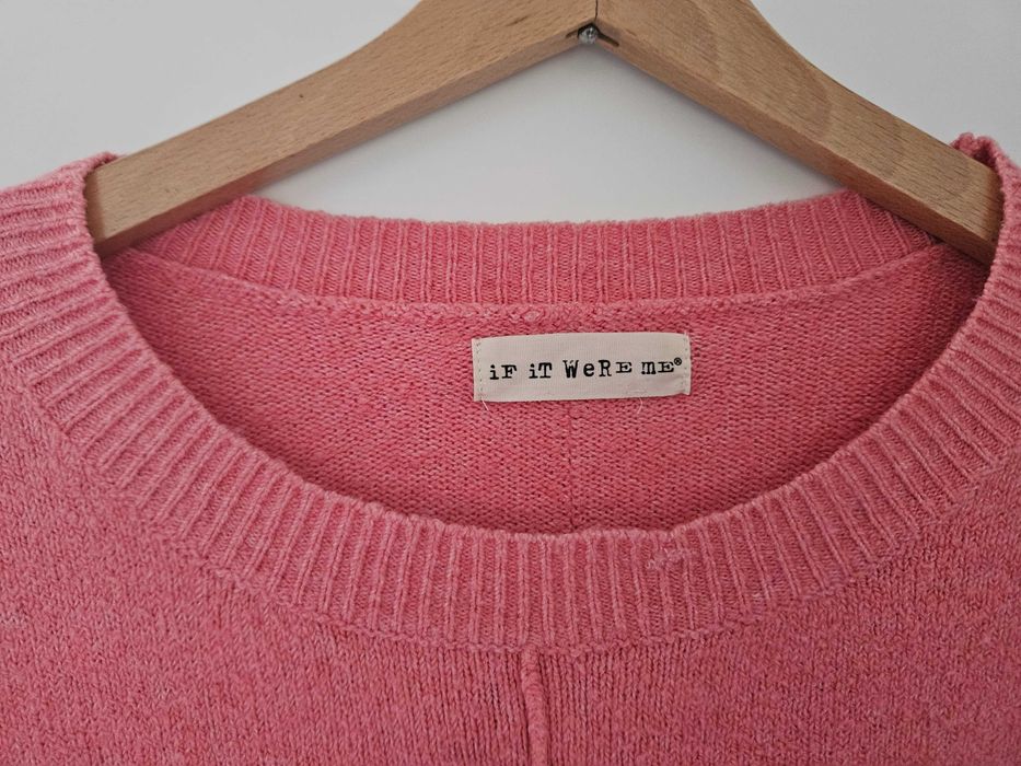 sweter damski różowy r. M/L
