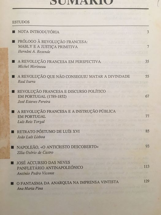 Tocqueville / Revolução Francesa