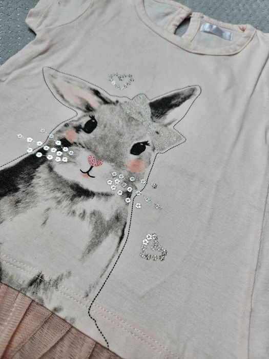 Bluzka z króliczkiem pepco 74