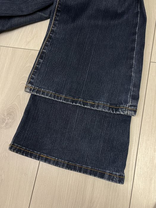 Джинсы низкая средняя талия клеш bootcut flared винтаж 2000s 90s 38 40