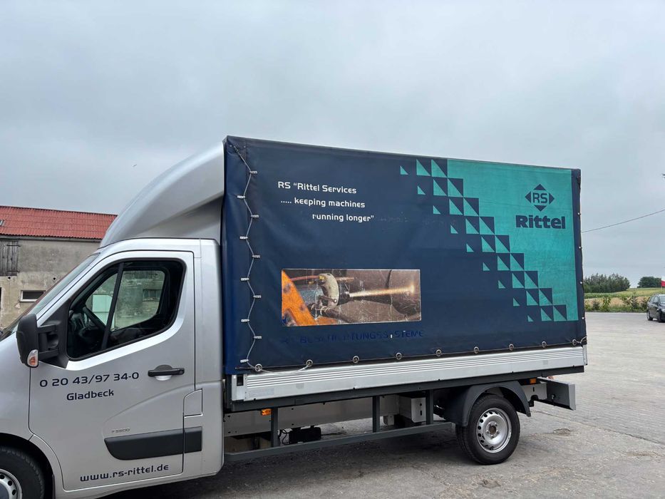 stelaż z plandeką opel mowano renault master