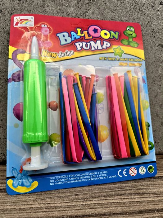 Super zestaw balony do modelowania z pompką nowe