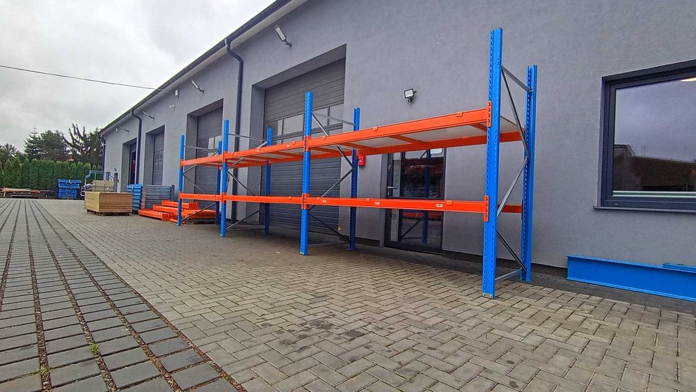 Regał półkowy magazynowy pod płyta wiórowa H200cm nośność 2400kg 850cm garaż warsztat
