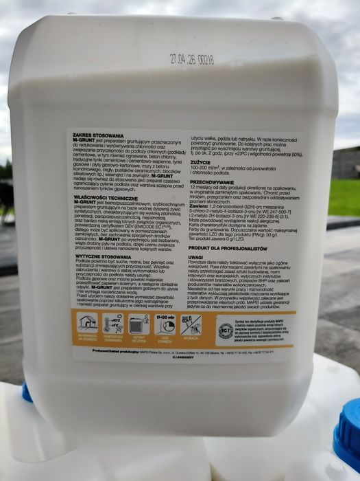 Grunt głęboko penetrujący 10 l MAPEI